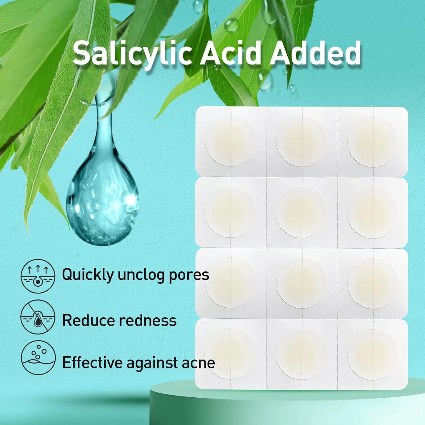 Hydrocolloid Acne Patches – Invisible, Waterproof | All Skin Types