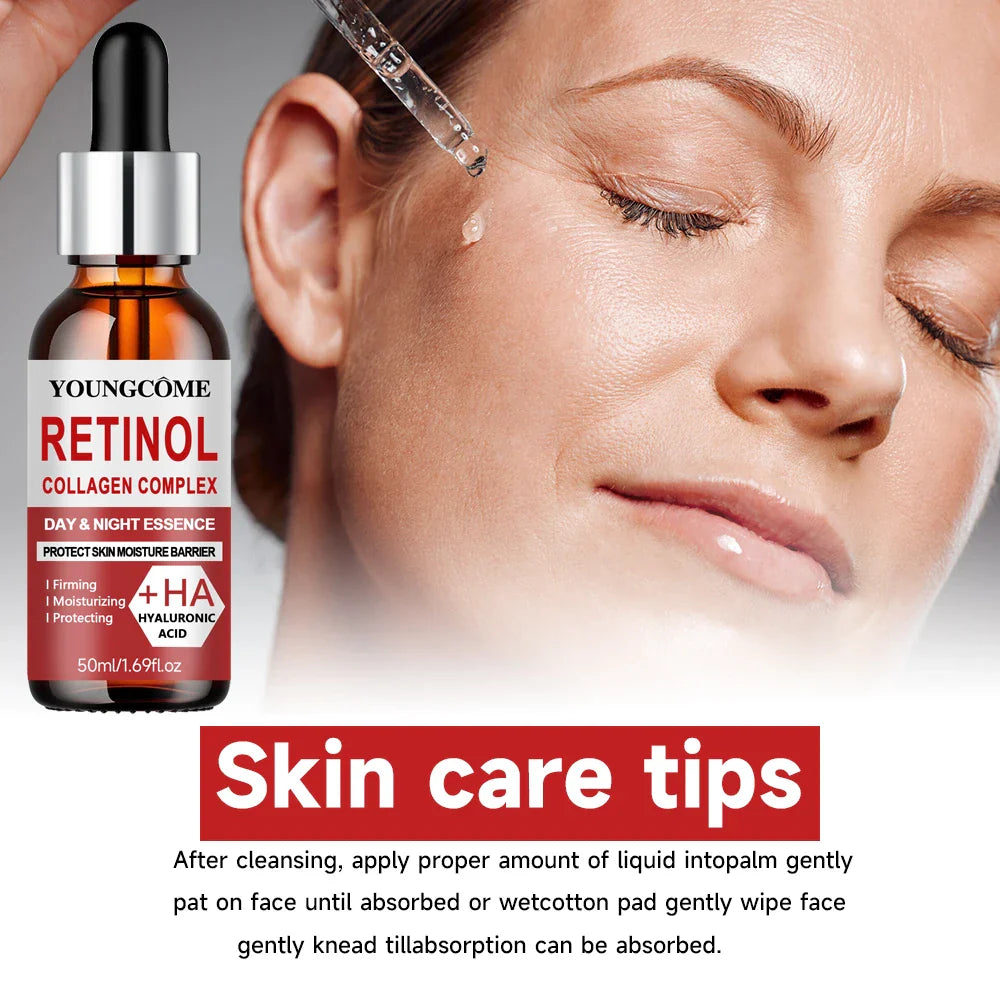 YOUNGCOME Retinol Collagen Face & Neck Skincare Set – 3 Pcs