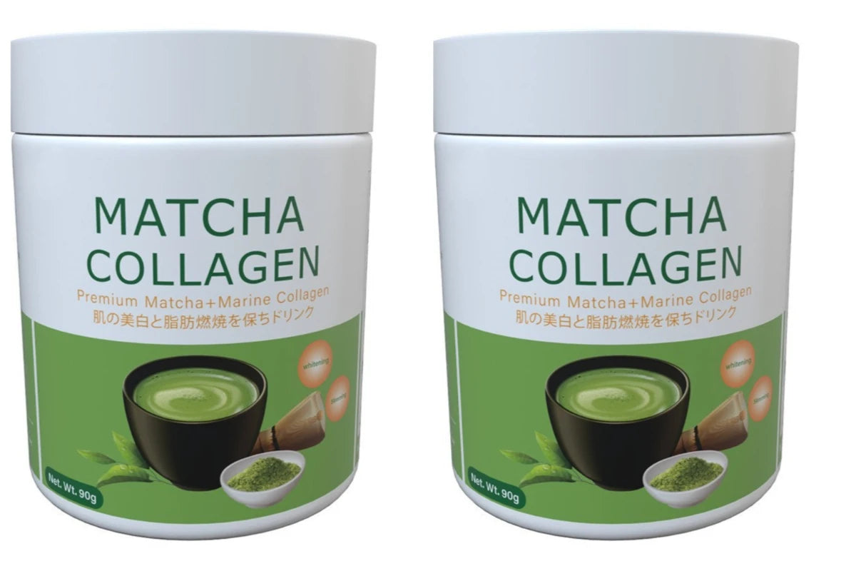 Matcha Collagen Powder | Organic Green Tea | Hair Skin Nails 90g