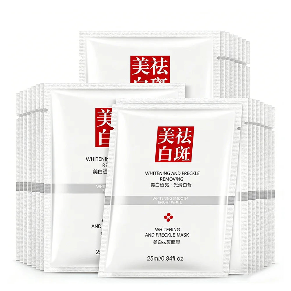 10/20/30pcs Collagen Hydrate Face Mask Whitening and Freckle Removing Moisturizing Masks Hyaluronic Acid Facial Mask Skin Care Peaceful Pleasures Health and Wellness