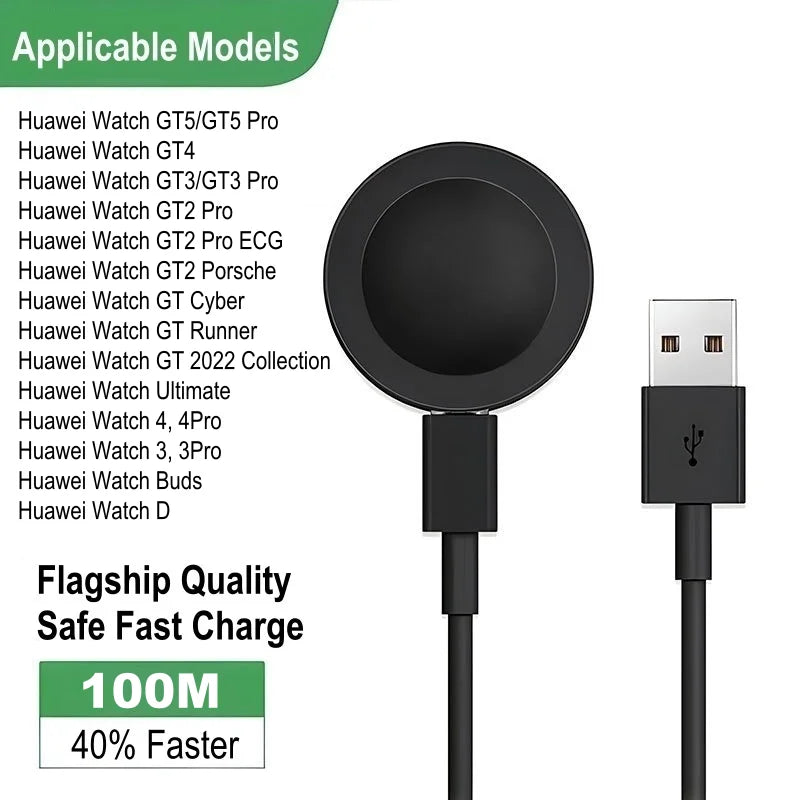 Huawei Watch Charger Dock – GT5 GT4 GT3 GT2 Pro Watch 5/4/3 Peaceful Pleasures Health and Wellness