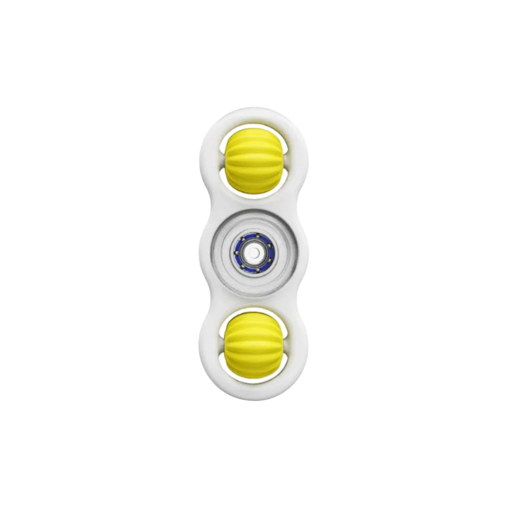 Fidget Silicone Sensory Toy Rotating Rolling Gyroscope Decompression Toy For Anxiety Relief Sensory Autism Toys Peaceful Pleasures Health and Wellness Yellow - 1Pc
