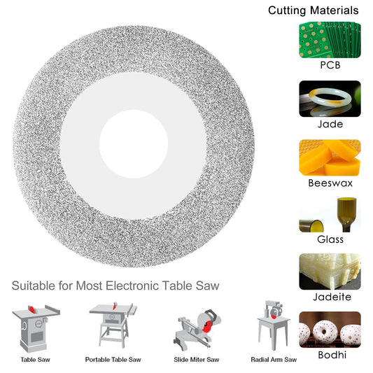 Chainsaw Blade Set 4PCS 2.5-inch Diameter 63mm Resin Saw Blade & Emery Saw Blade & Diameter HSS Saw Blade & Alloy Saw Blade Peaceful Pleasures Health and Wellness