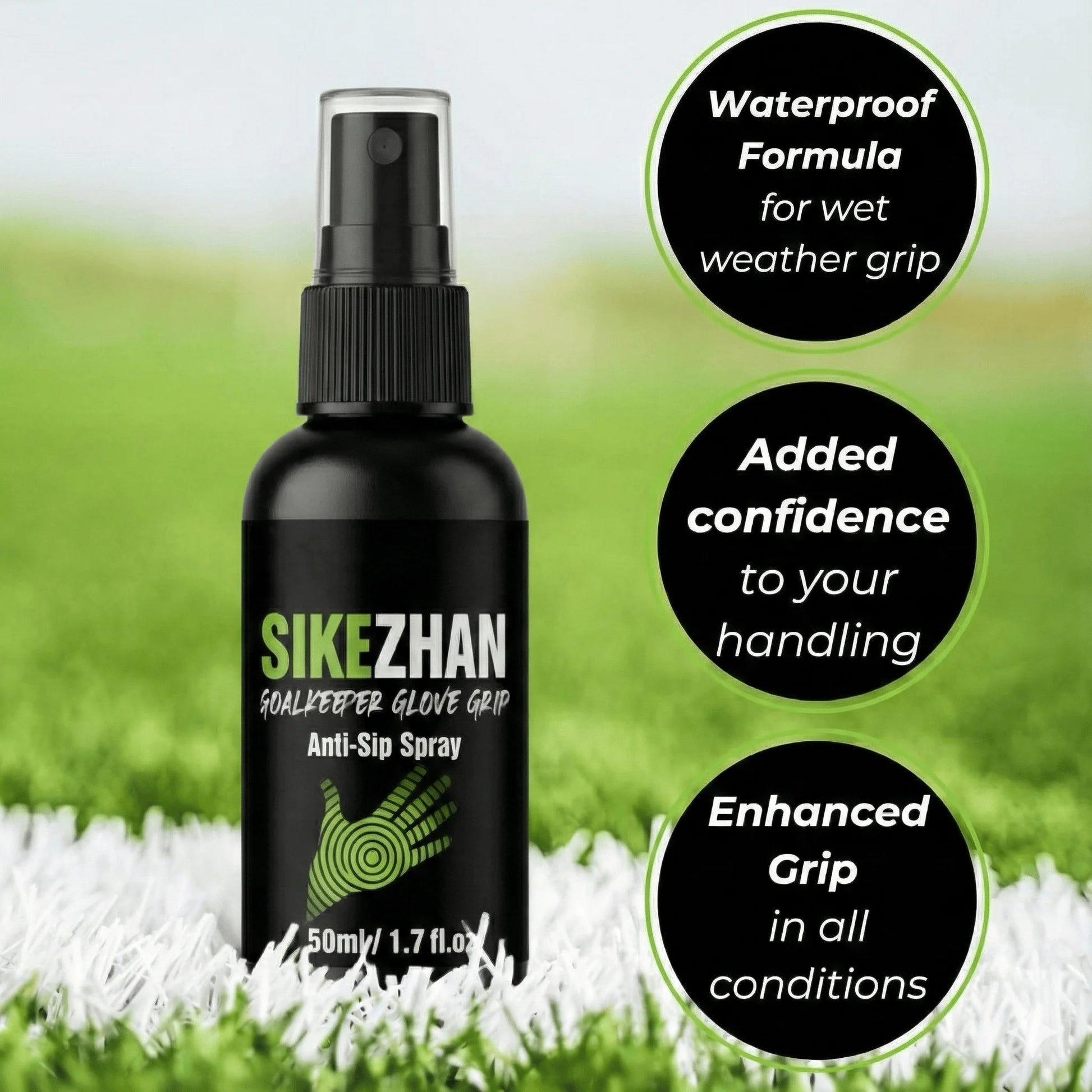 Goalkeeper Glove Grip Spray Extra Sticky for Soccer & American Football Non-Slip Tackifier Revive Old Gloves Grip Boost Glue Peaceful Pleasures Health and Wellness