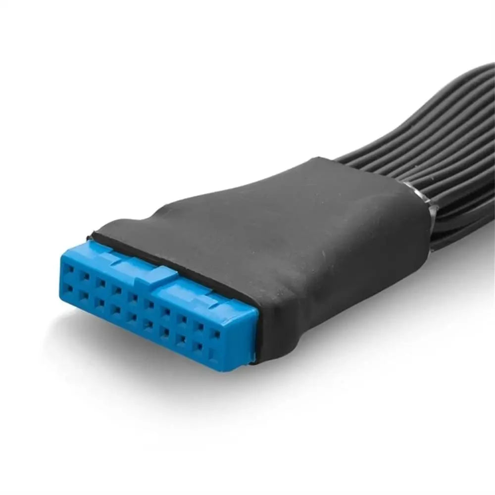 Mini 1 to 2 Adapter Cable for Motherboard 19 Pin/20Pin Splitter Cable Extension Cable Mainboard Cable Internal Extension Header Peaceful Pleasures Health and Wellness