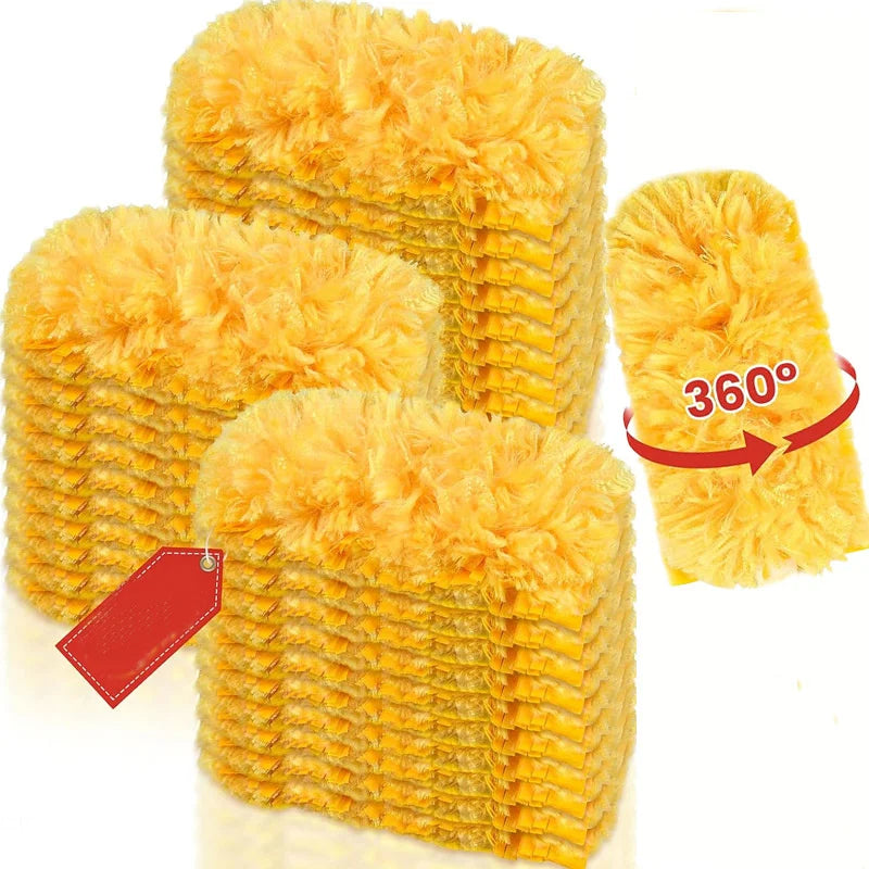 360° Electrostatic Microfiber Feather Duster – Cobweb & Dust Remover
