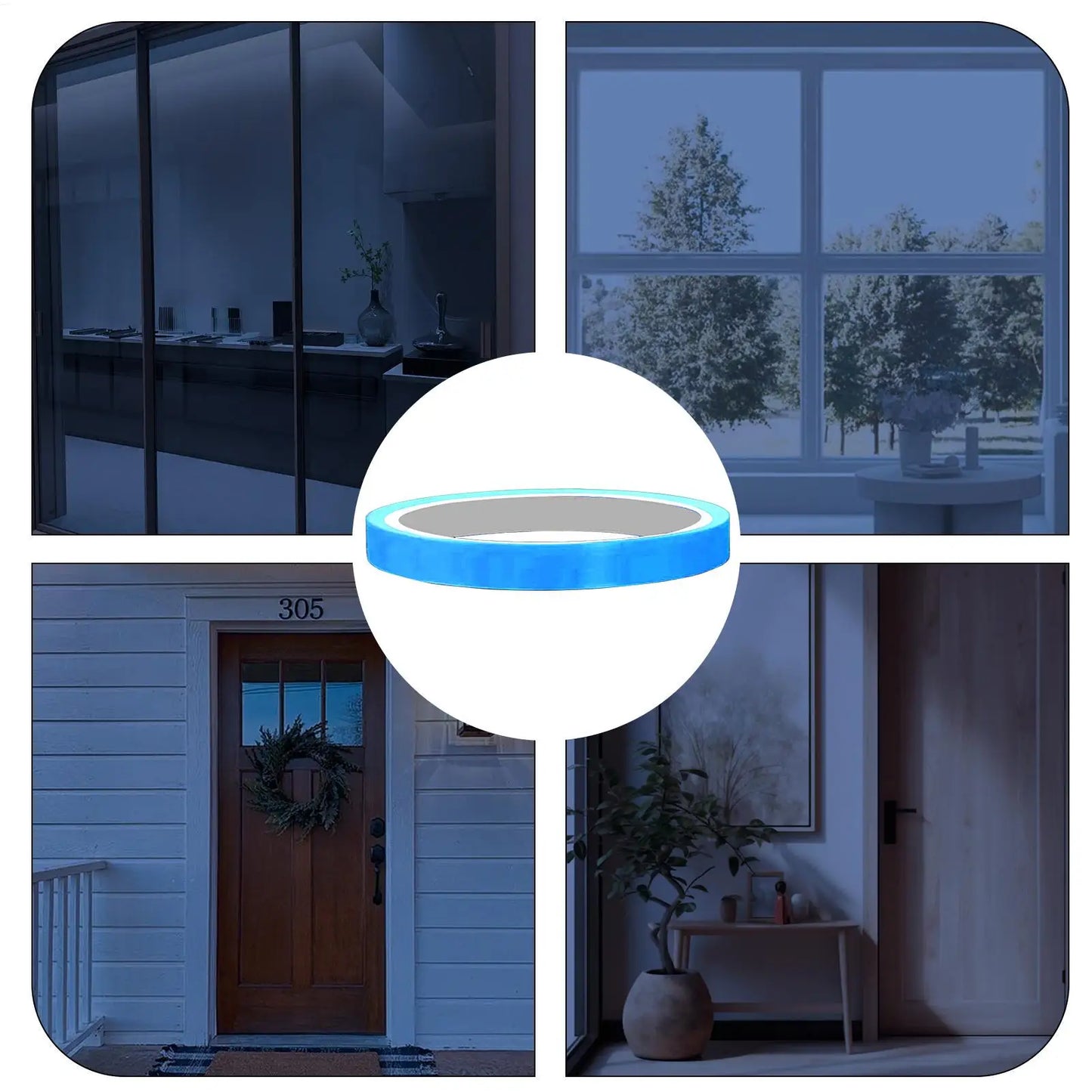 Glow in the Dark Safety Tape – Floor, Wall & Stair Marker