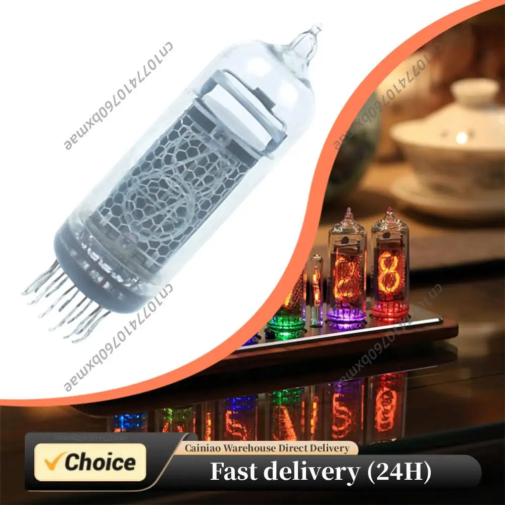 IN-14 Glow Tube Glow Digital Tube Visual Effects Clock Electronic Tube for Electronic Tube Clock Peaceful Pleasures Health and Wellness