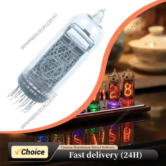 IN-14 Glow Tube Glow Digital Tube Visual Effects Clock Electronic Tube for Electronic Tube Clock Peaceful Pleasures Health and Wellness