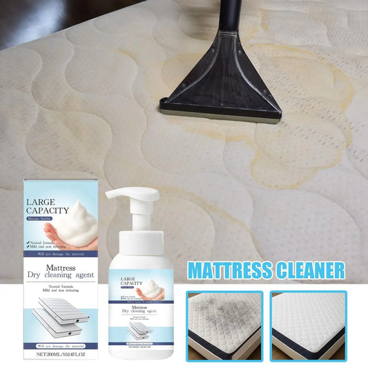 Powerful Mattress Stain Remover, Dry Cleaning Foam Eliminator, Upholstery Clothes Coffee Red Wine Urine Cosmetics Fabric Care Peaceful Pleasures Health and Wellness