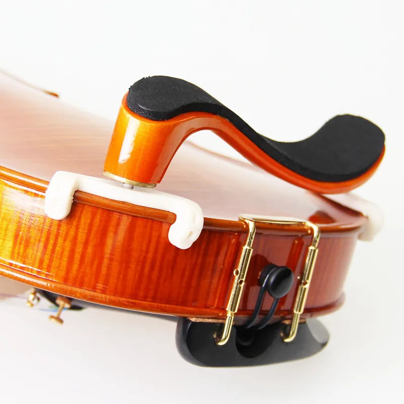 Stripes Maple Wood Violin Shoulder Rest Adjustable 4 3 1 2 Pad