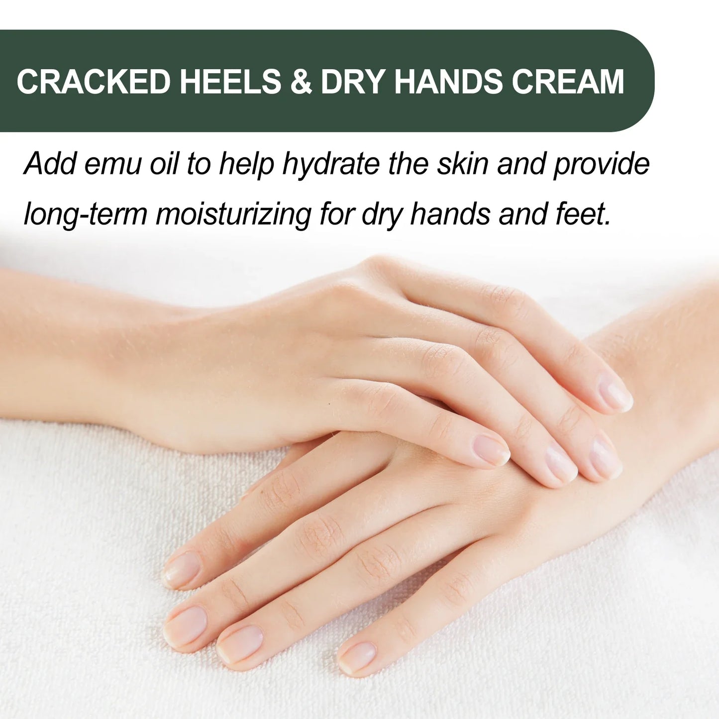 WOODSLEEP Cracked Heel & Hand Repair Cream – Deep Moisturizer