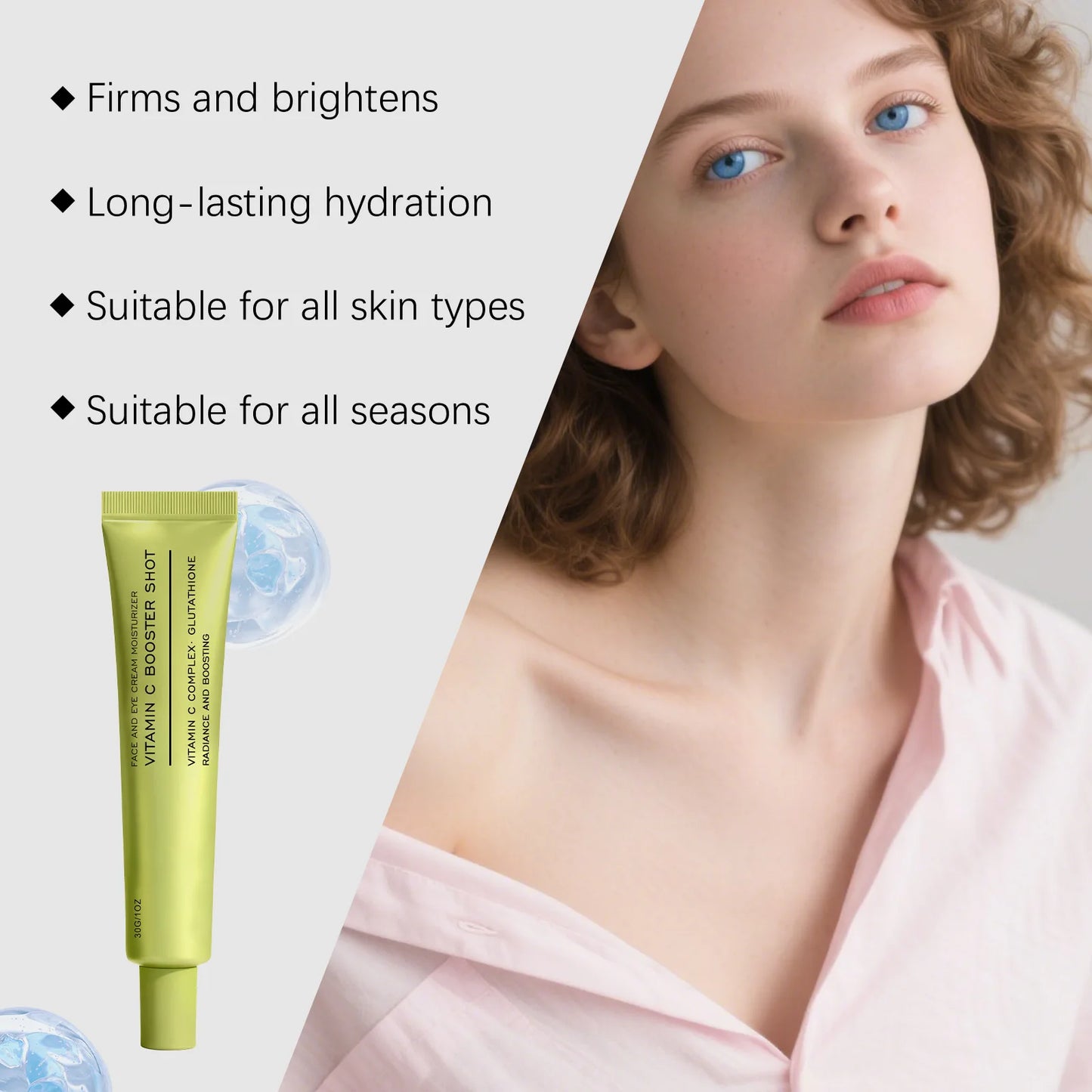 Nicotinamide Skin Moisturizing Cream Lock Water Hydrate Dry Skin Brighten Skins Tone Suitable Face Eye Use Vitamin C Moisturizer Peaceful Pleasures Health and Wellness