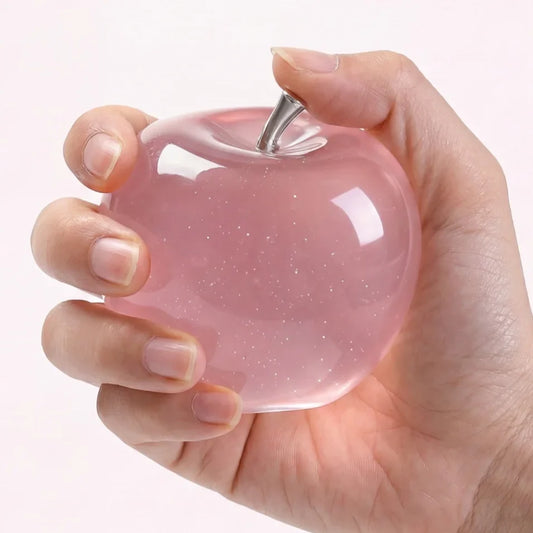 Squishy Pink Apple Fidget Sensory Squeeze Toy – Kids & Adults Sensory Squeeze Toy Oasis Select