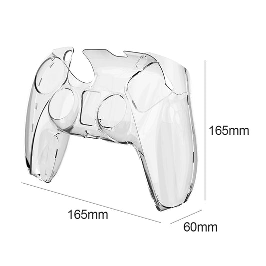 For PS5 DualSense Controller Clear PC Cover Ultra Slim Transparent Protector Case for Sony Playstation5 Gamepad Controller Case Peaceful Pleasures Health and Wellness