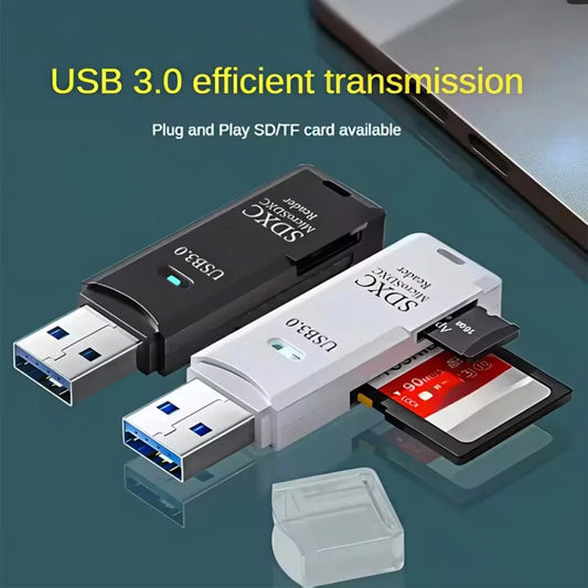 2-in-1 USB 3.0 Dual Slot SD & TF Card Reader – 5Gbps, 512GB Peaceful Pleasures Health and Wellness
