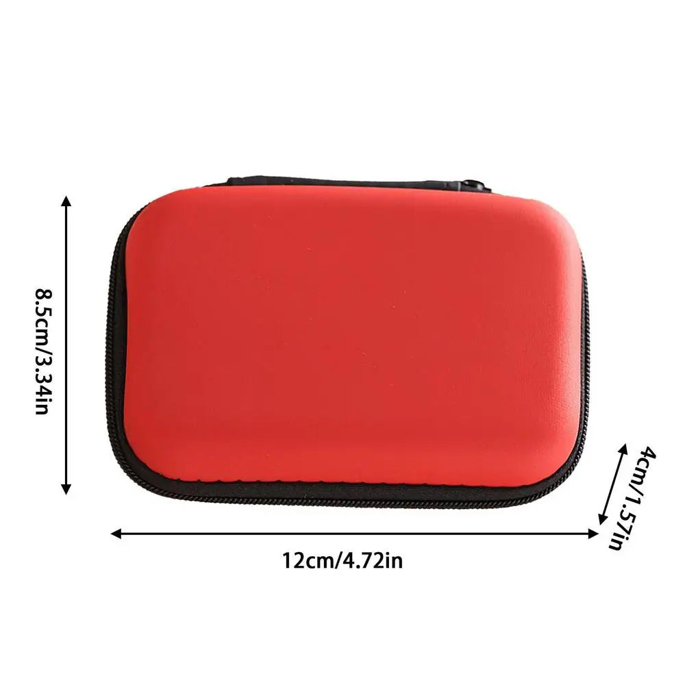Portable Travel Cable Organizer Bag | EVA Hard Shell Case