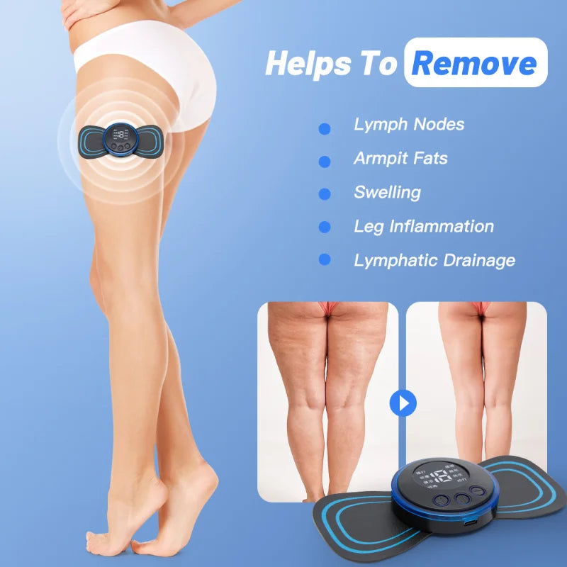 EMS Neck Massager – 8 Mode Rechargeable Cervical Pain Relief