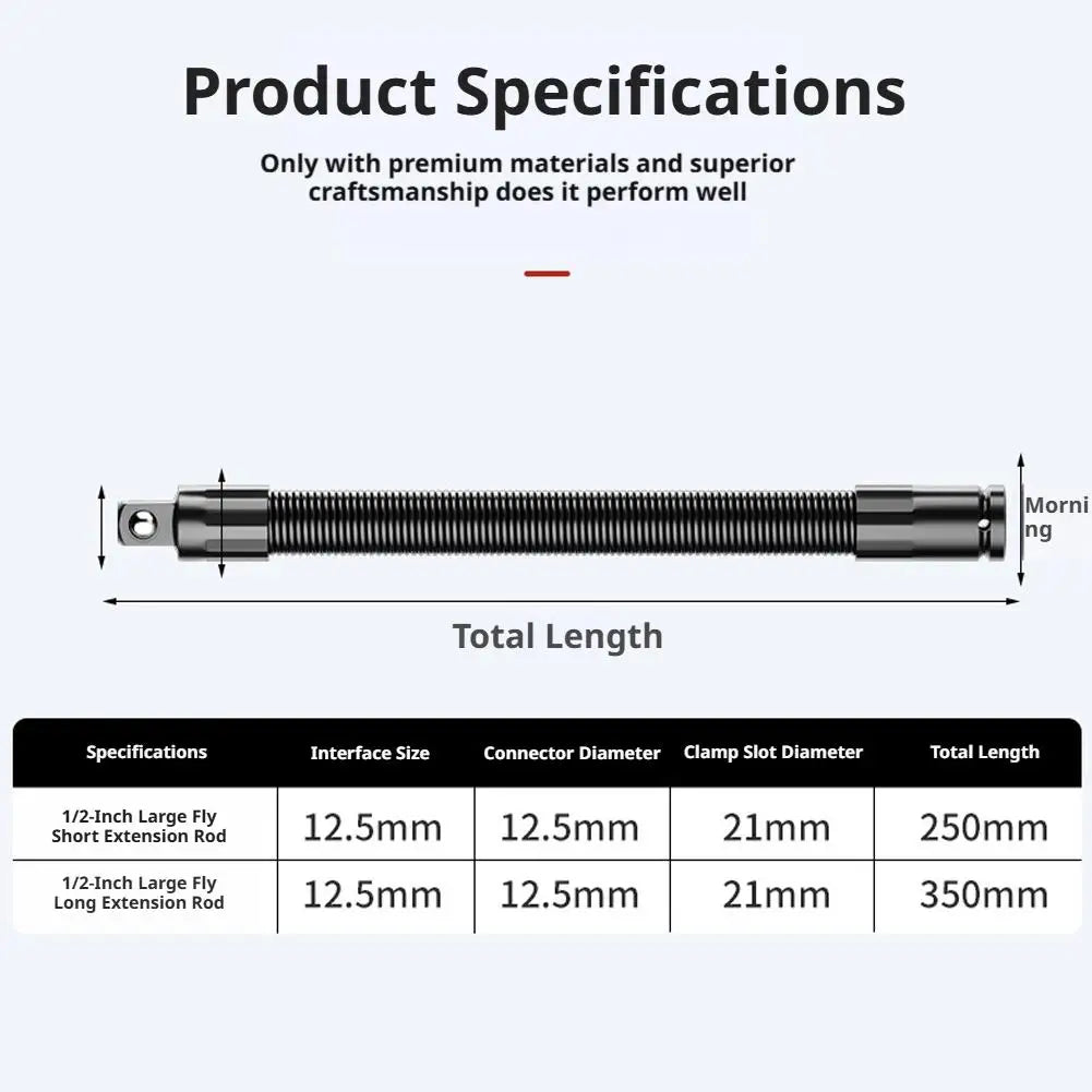 2026 New Ratchet Spanners Electric Wrench Connecting Rod 250mm/350mm Flexible Shaft Extension Extender Torque Socket, Peaceful Pleasures Health and Wellness