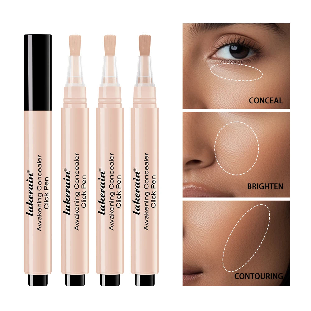 Awakening Concealer Click Pen Brighten， long-lasting ，Hight Coverage Hybrid ，Skincare and Concealer Pen Makeup Peaceful Pleasures Health and Wellness