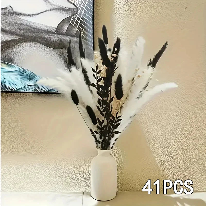 60pcs Dried Bunny Tails Grass | Boho Wedding & Home Décor