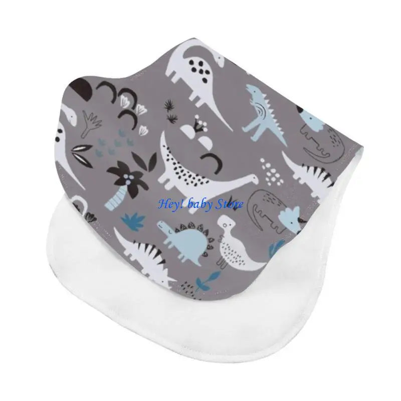 Soft Absorbent Baby Burp Cloths – Newborn Feeding & Teething Bibs