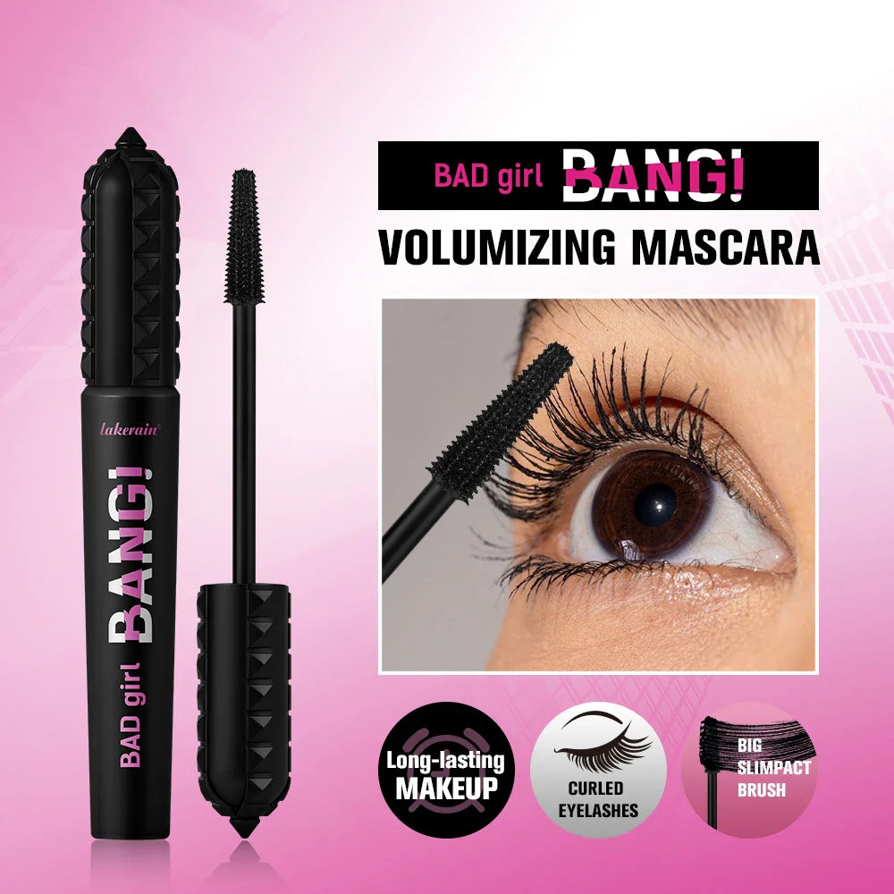 Black Volumizing Mascara – Waterproof, Lengthening & Smudge-Proof