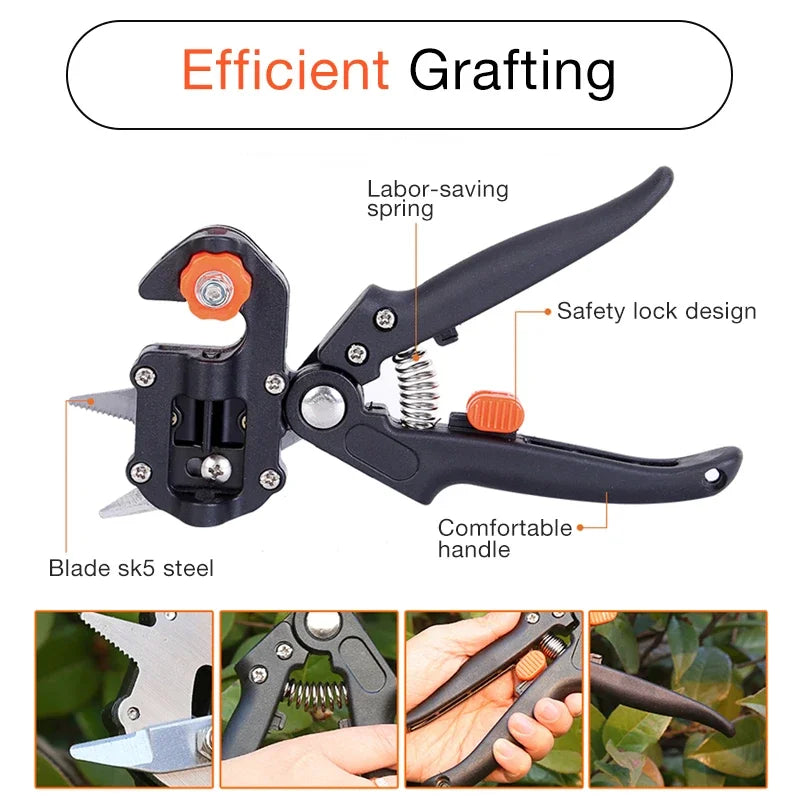 Grafting Shears for Fruit Trees | U/V/Ω-Cut Pruning Tool Peaceful Pleasures Health and Wellness