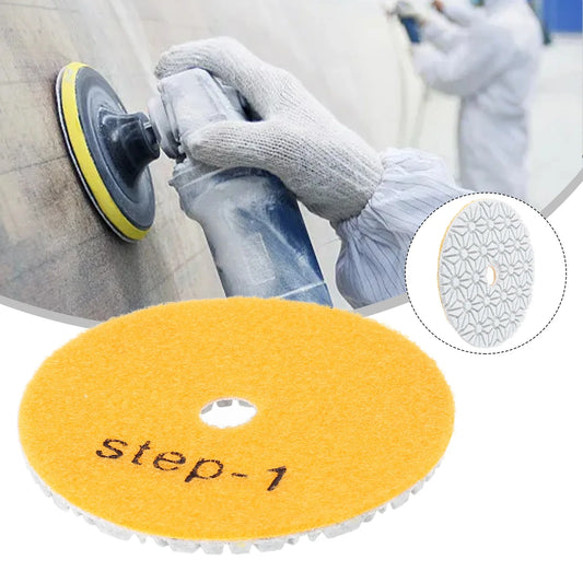 Dry Wet 3 Step Flexible Polishing Pads Granite Tool Pad Sanding Disc Peaceful Pleasures Health and Wellness