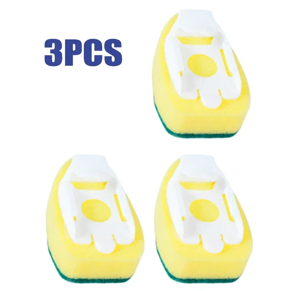 Soap Dispensing Dishwashing Sponge & Scrub Replacement Head