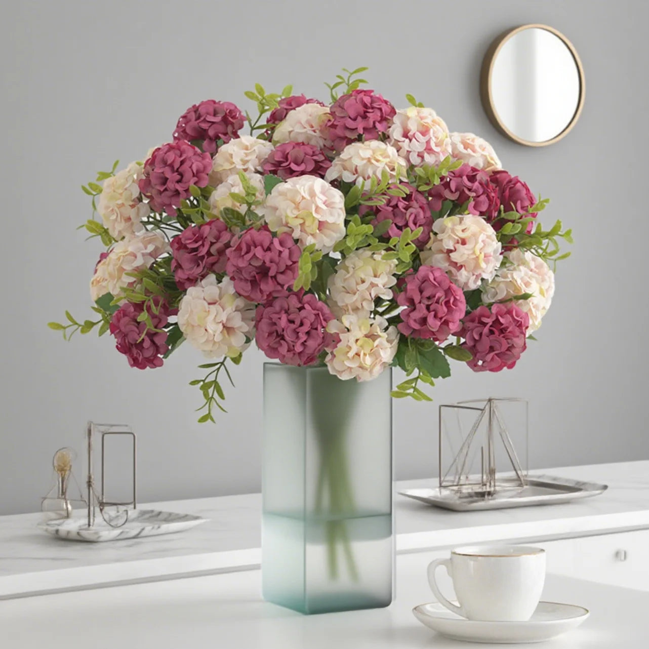 Artificial Silk Carnation Bouquet – Wedding & Home Decor