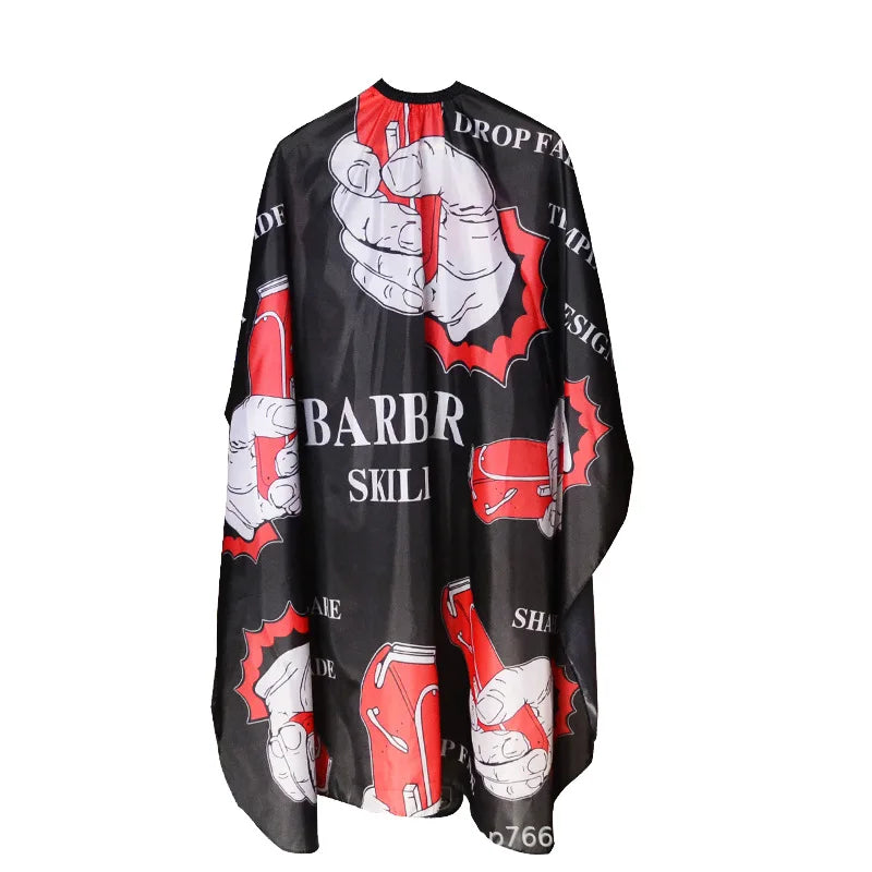 2-Pack Antistatic Hair Cutting Cape & Barber Apron Set Hairdressing Cape Set Peaceful Pleasures Health and Wellness 04