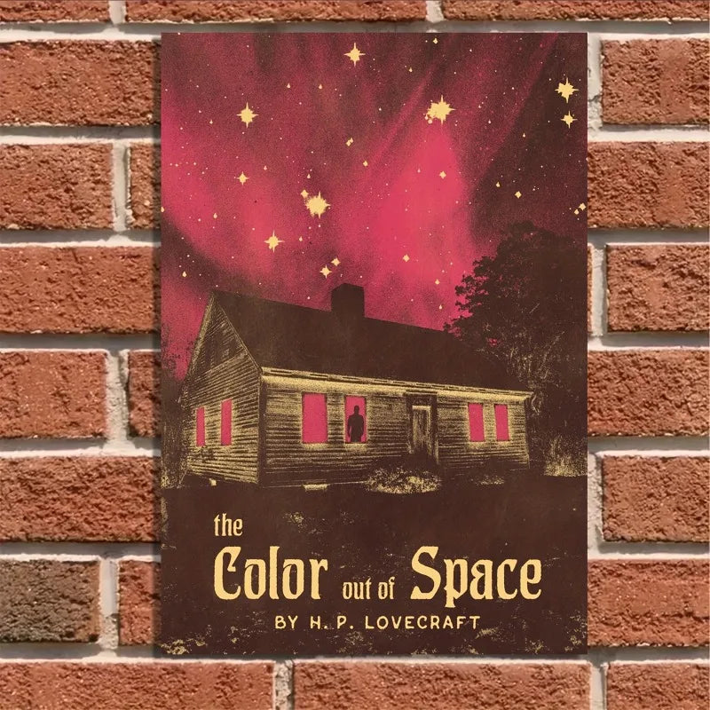 H.P. Lovecraft "Color Out of Space" Canvas Art Print | Wall Decor Canvas Art Print Peaceful Pleasures Health and Wellness