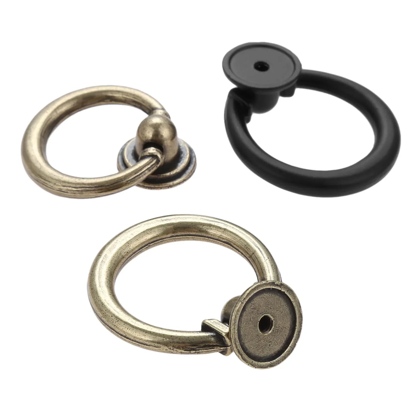 Zinc Alloy Vintage Ring Knob – Cabinet & Drawer Handle 35/40mm