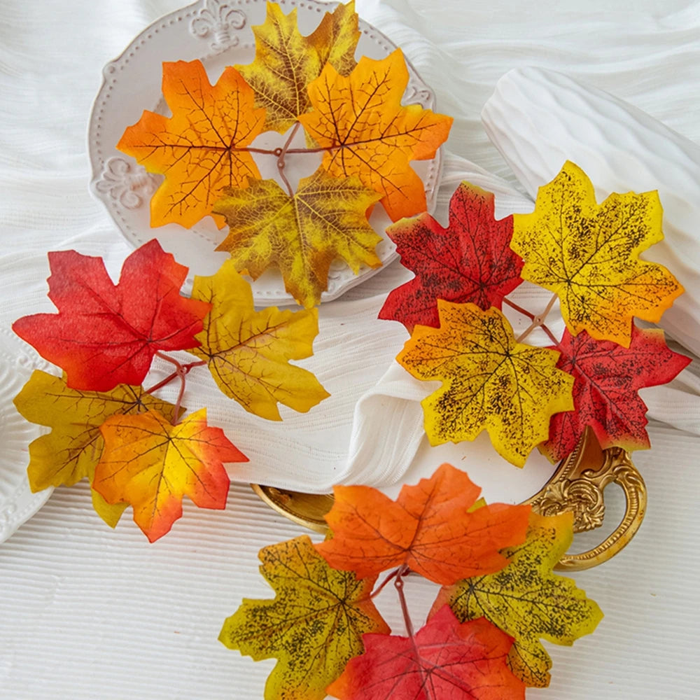 Silk Maple Leaf Artificial Flowers | Wreath & Seasonal Décor