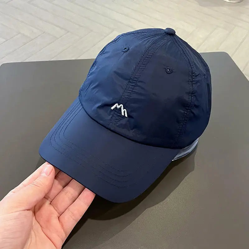 Quick-Drying Baseball Caps For Women Men Solid Color Baseball Hats Outdoor Sports Sunscreen Thin Women's Hats Peaceful Pleasures Health and Wellness