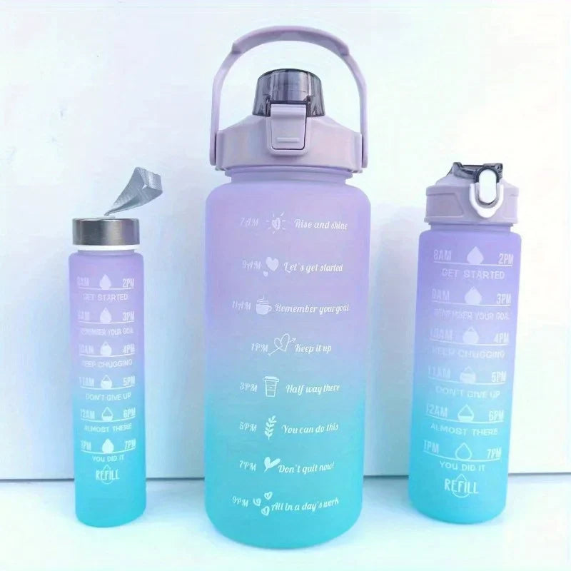 BPA-Free Motivational Sport Water Bottle | 300ml, 750ml & 2L