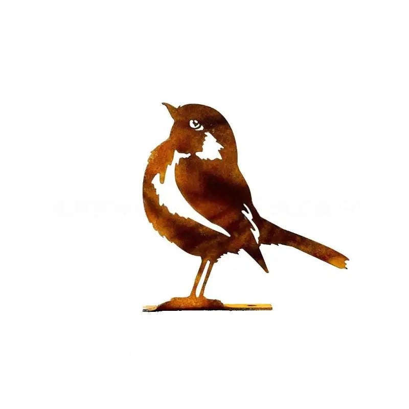 Rust Metal Bird Wall Art – Garden & Home Décor Ornament