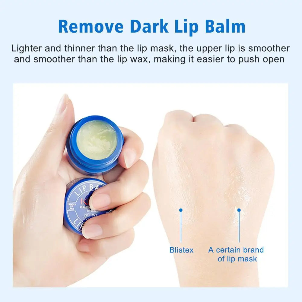 Remove Dark Lip Balm Lighten Melanin Lip Mask Exfoliating Fade Lip Line Dead Skin Moisturizing Brighten Repair Lip Care Product Peaceful Pleasures Health and Wellness