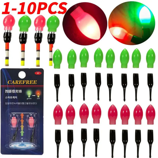 1-10pcs LED Float Tail Light 3D Gravity Sensing Fishing Float Electronic Light With CR311 Battery Deep Sea Fishing Accessories Peaceful Pleasures Health and Wellness