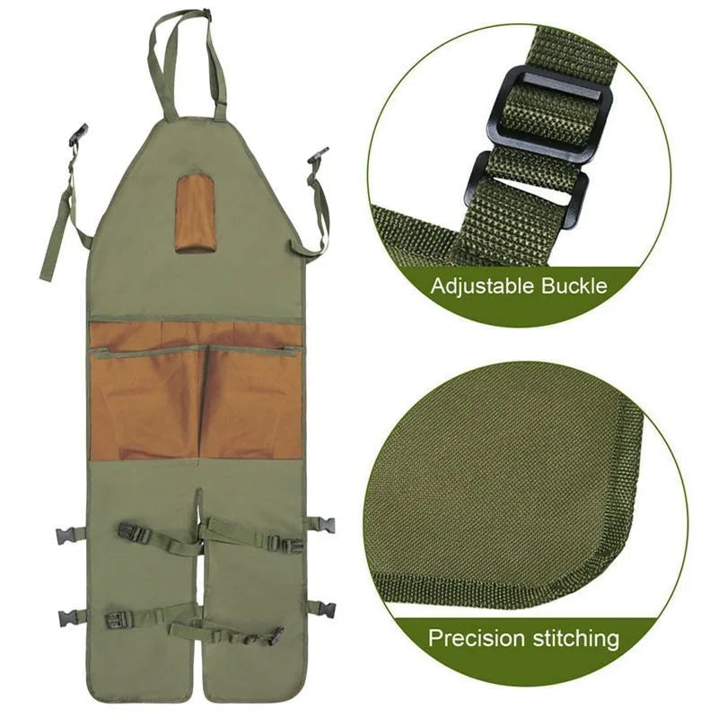 Horticultural leggings apron for garden trimming multi pocket outdoor waterproof anti fouling quick drying multifunctional apron Peaceful Pleasures Health and Wellness