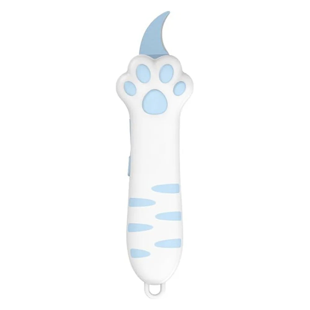Cat Paw Mini Box Cutter – Cute Portable Utility Knife for Crafts