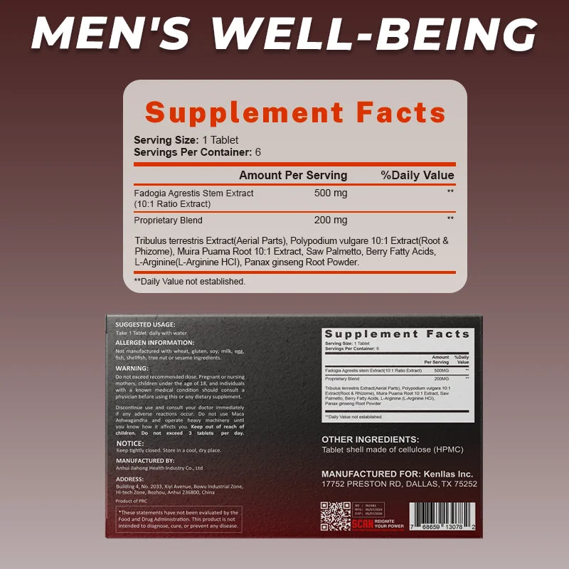 Blue Pills Male Supplement, Support Men Healthy Enhancing Long Lasting Powerful Supplement Pill For Men Peaceful Pleasures Health and Wellness