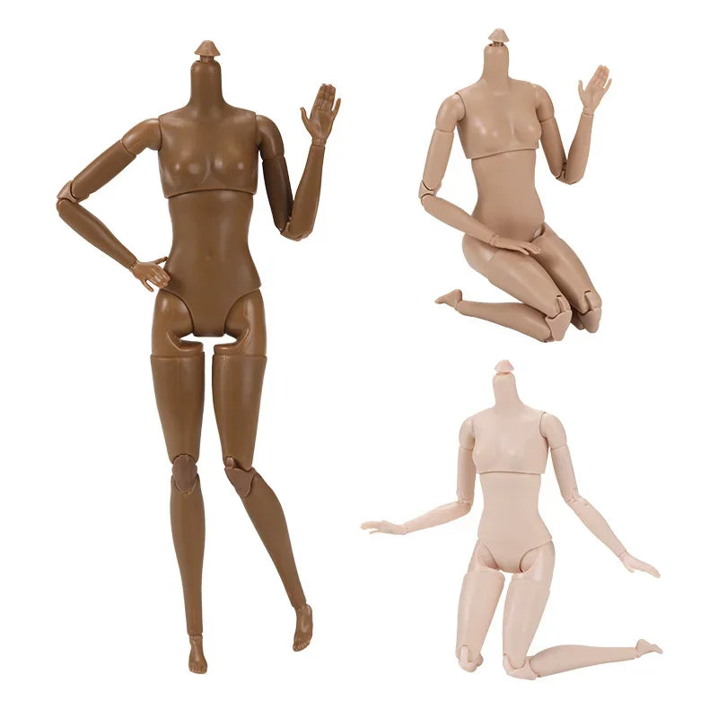 26cm 1/6 Scale BJD Doll, Super Flexible Female Action Figure with 22 Movable Joints, Nude Body Model for BJD Display Parts Peaceful Pleasures Health and Wellness