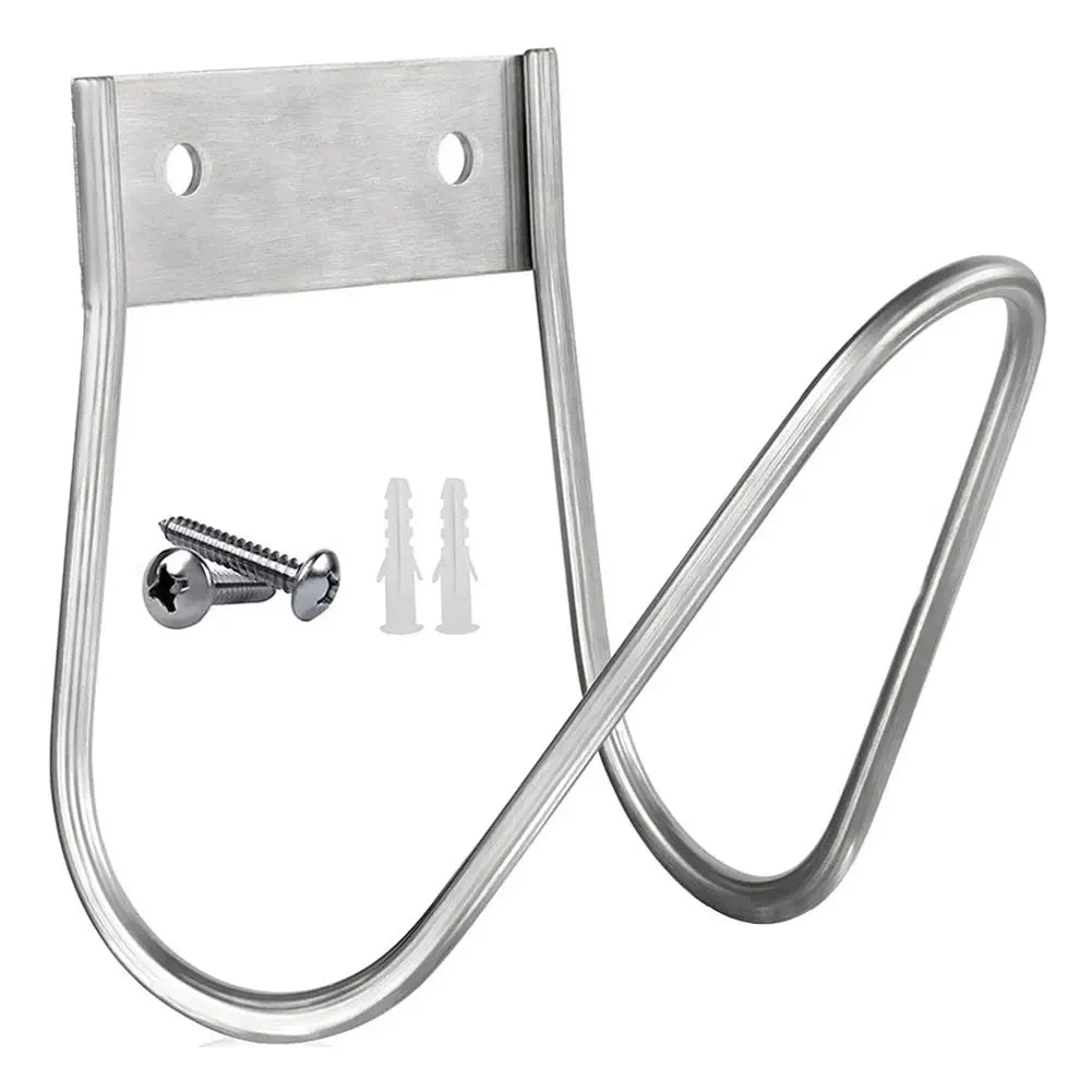 Stainless Steel Wall Mount Garden Hose Hanger – Heavy Duty Hose Hook Peaceful Pleasures Health and Wellness