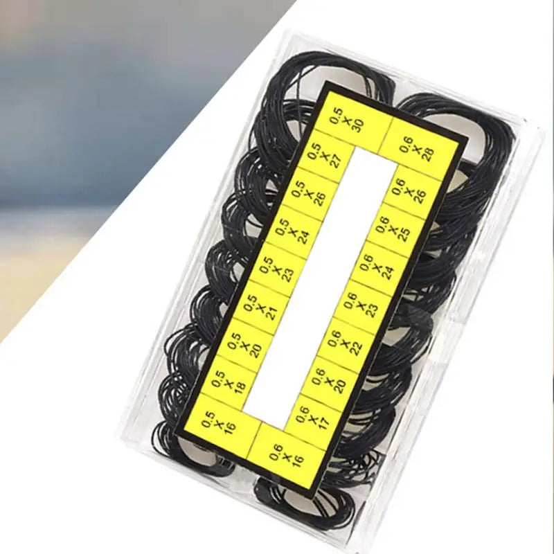 200Pcs Watch Back Case Rubber Waterproof O-Ring Gasket Repair Tools for Watchmaker Thickness 0.5Mm/0.6Mm High End Boxed Peaceful Pleasures Health and Wellness