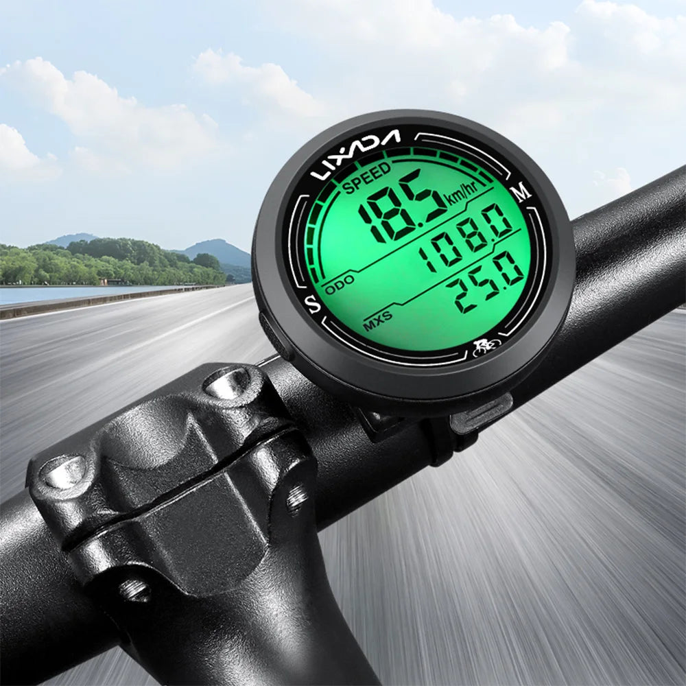 Lixada Computer Backlight Screen Cycle Odometer Cycling Equipment