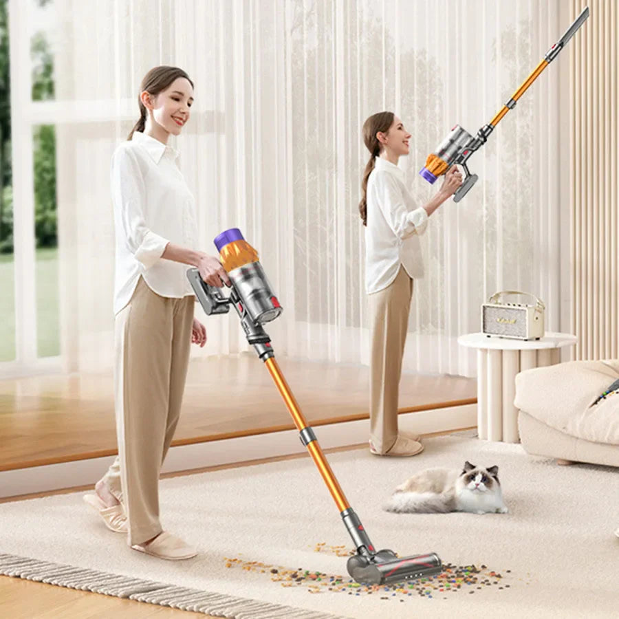 GUOHE 550W Cordless Handheld Vacuum – 35000Pa HEPA Pet Hair
