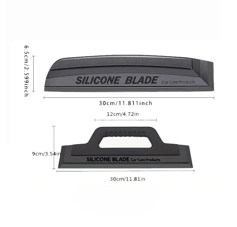 Non-Scratch Silicone Car Squeegee | Streak-Free Window Wiper