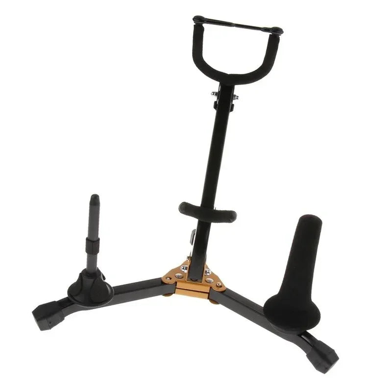 Foldable Portable Alto Tenor Saxophone Stand Sax Tripod Holder